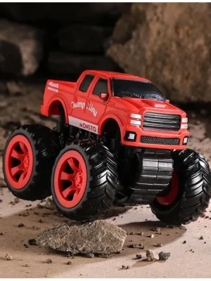 Monsto Friction Powered Monster Toy Truck Red Height 9.5 cm