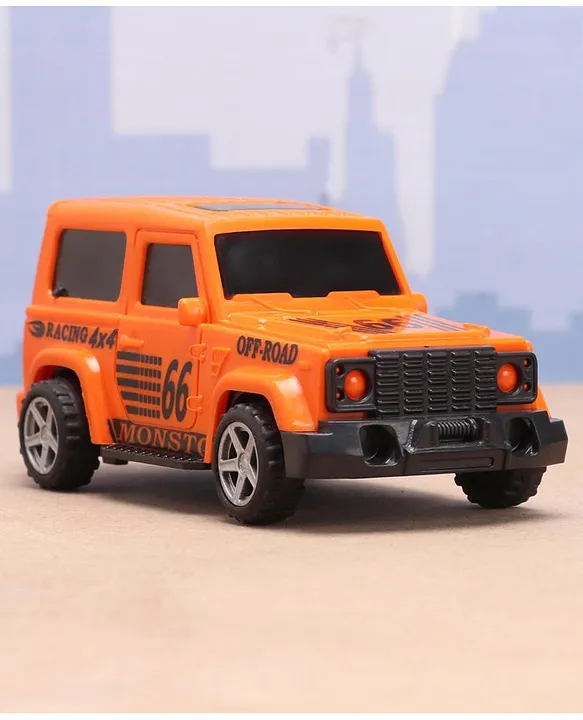Monsto Pull Back Car Orange