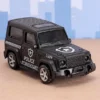 Monsto Wheels Pull Back Police Toy Car Black