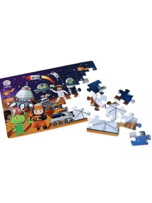 4 In 1 Space Explorer Jigsaw Puzzle 35 Pieces Color May Vary